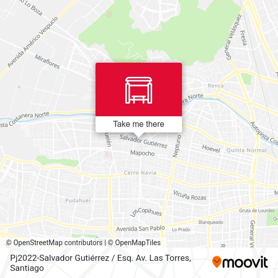 Mapa de Pj2022-Salvador Gutiérrez / Esq. Av. Las Torres