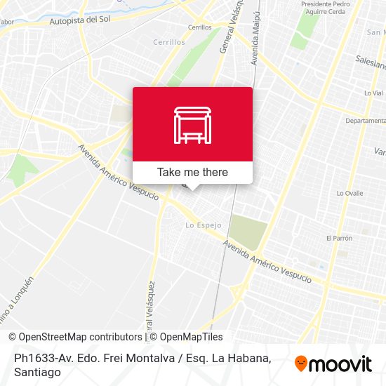Ph1633-Av. Edo. Frei Montalva / Esq. La Habana map