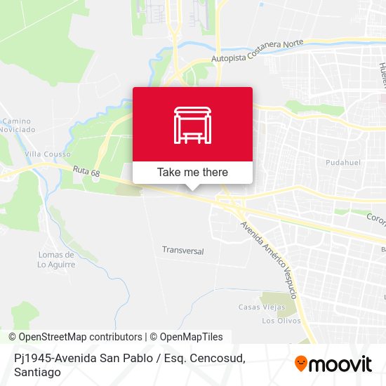 Pj1945-Avenida San Pablo / Esq. Cencosud map