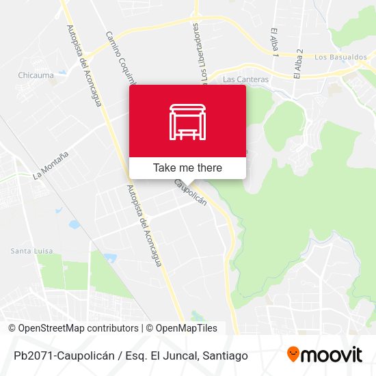 Mapa de Pb2071-Caupolicán / Esq. El Juncal