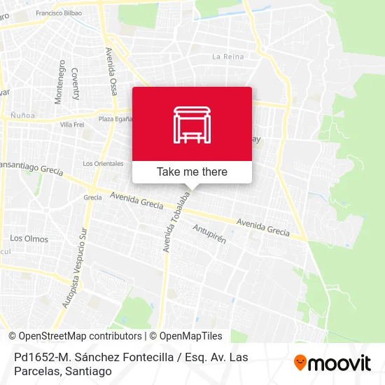 Pd1652-M. Sánchez Fontecilla / Esq. Av. Las Parcelas map