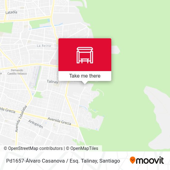 Mapa de Pd1657-Álvaro Casanova / Esq. Talinay