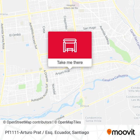 Mapa de Pf1111-Arturo Prat / Esq. Ecuador