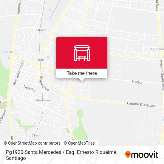 Mapa de Pg1920-Santa Mercedes / Esq. Ernesto Riquelme