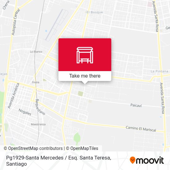 Mapa de Pg1929-Santa Mercedes / Esq. Santa Teresa
