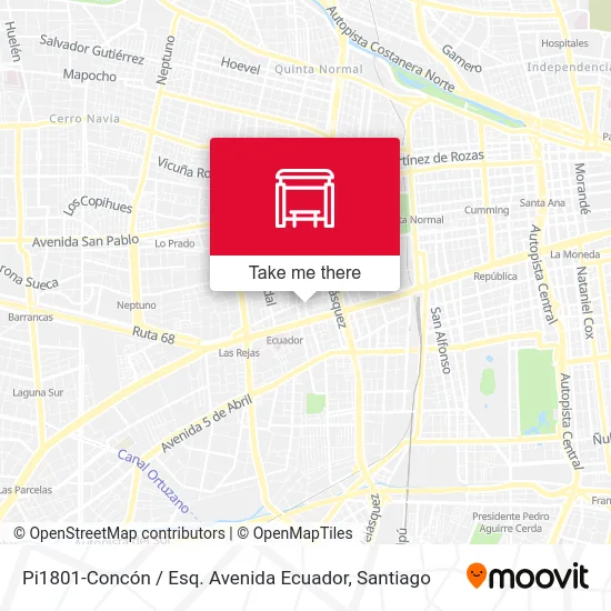 Pi1801-Concón / Esq. Avenida Ecuador map
