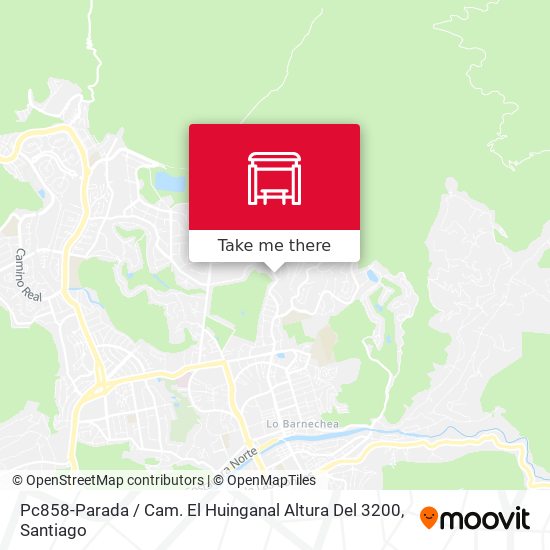 Pc858-Parada / Cam. El Huinganal Altura Del 3200 map
