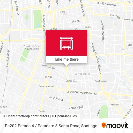 Ph202-Parada 4 / Paradero 8 Santa Rosa map