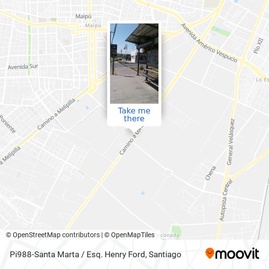 Pi988-Santa Marta / Esq. Henry Ford map