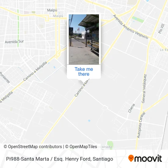 Pi988-Santa Marta / Esq. Henry Ford map