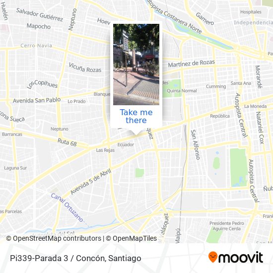 Pi339-Parada 3 / Concón map