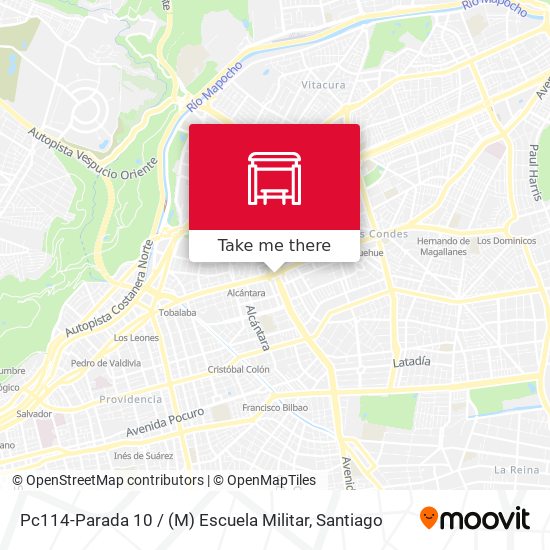 Pc114-Parada 10 / (M) Escuela Militar map