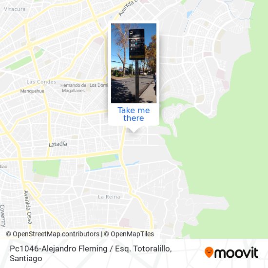 Pc1046-Alejandro Fleming / Esq. Totoralillo map