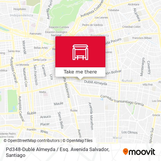 Pd348-Dublé Almeyda / Esq. Avenida Salvador map