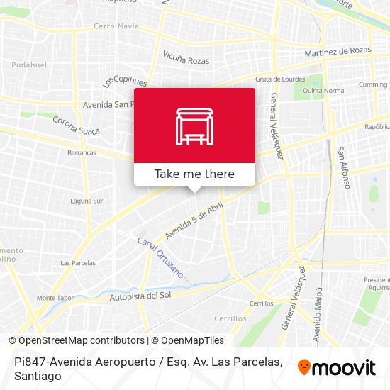 Pi847-Avenida Aeropuerto / Esq. Av. Las Parcelas map