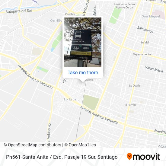 Mapa de Ph561-Santa Anita / Esq. Pasaje 19 Sur