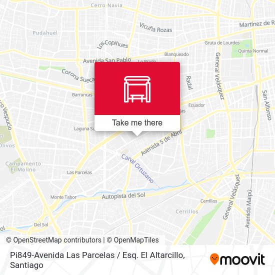 Mapa de Pi849-Avenida Las Parcelas / Esq. El Altarcillo