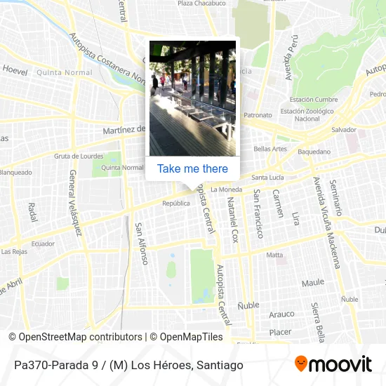 Pa370-Parada 9 / (M) Los Héroes map