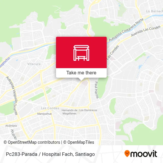 Pc283-Parada / Hospital Fach map