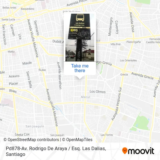 Pd878-Av. Rodrigo De Araya / Esq. Las Dalias map