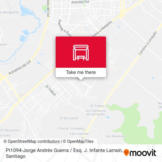 Mapa de Pi1094-Jorge Andrés Guerra / Esq. J. Infante Larraín