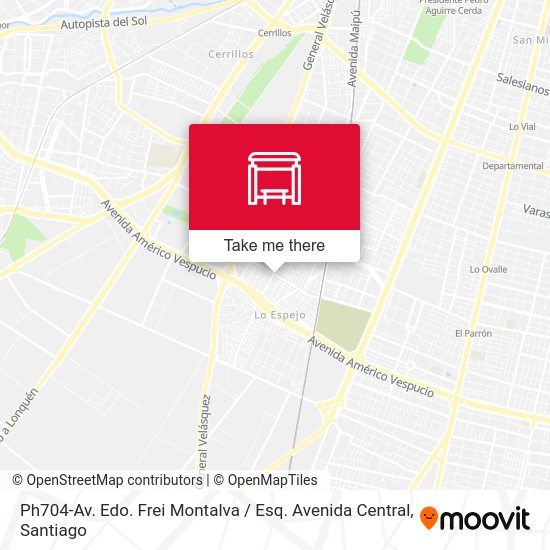 Mapa de Ph704-Av. Edo. Frei Montalva / Esq. Avenida Central