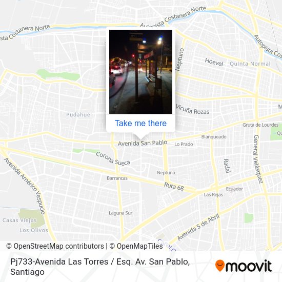 Mapa de Pj733-Avenida Las Torres / Esq. Av. San Pablo