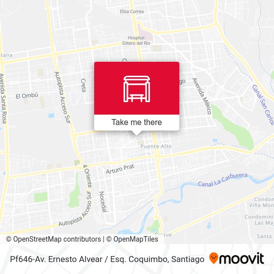 Mapa de Pf646-Av. Ernesto Alvear / Esq. Coquimbo