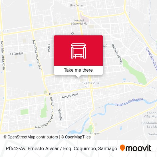 Mapa de Pf642-Av. Ernesto Alvear / Esq. Coquimbo
