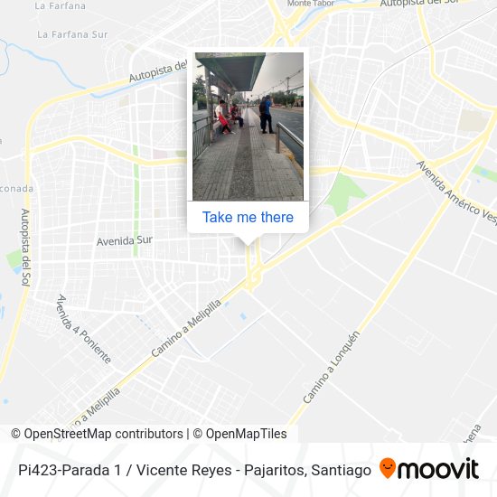 Pi423-Parada 1 / Vicente Reyes - Pajaritos map