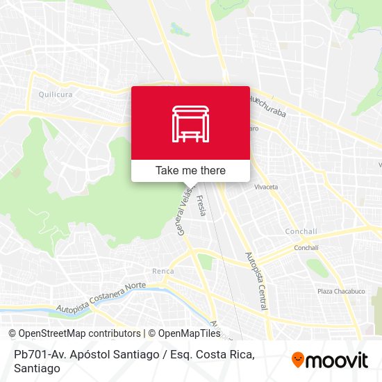 Mapa de Pb701-Av. Apóstol Santiago / Esq. Costa Rica