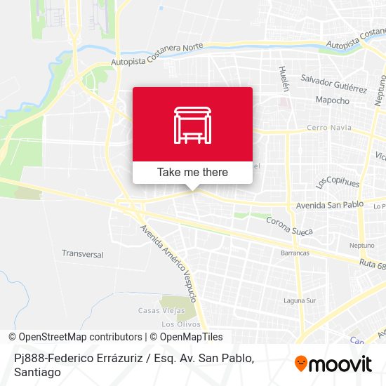 Pj888-Federico Errázuriz / Esq. Av. San Pablo map