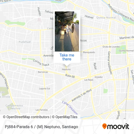Pj884-Parada 6 / (M) Neptuno map