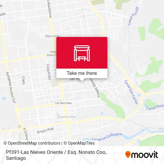 Pf391-Las Nieves Oriente / Esq. Nonato Coo map
