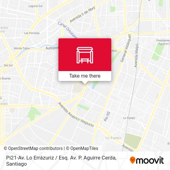 Pi21-Av. Lo Errázuriz / Esq. Av. P. Aguirre Cerda map