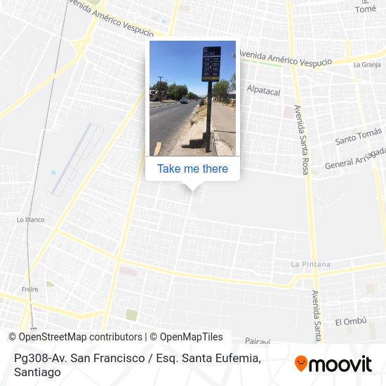 Pg308-Av. San Francisco / Esq. Santa Eufemia map