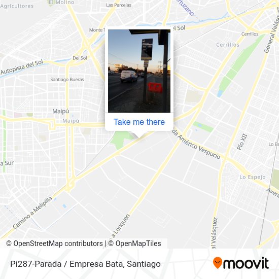 Pi287-Parada / Empresa Bata map