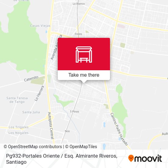 Pg932-Portales Oriente / Esq. Almirante Riveros map