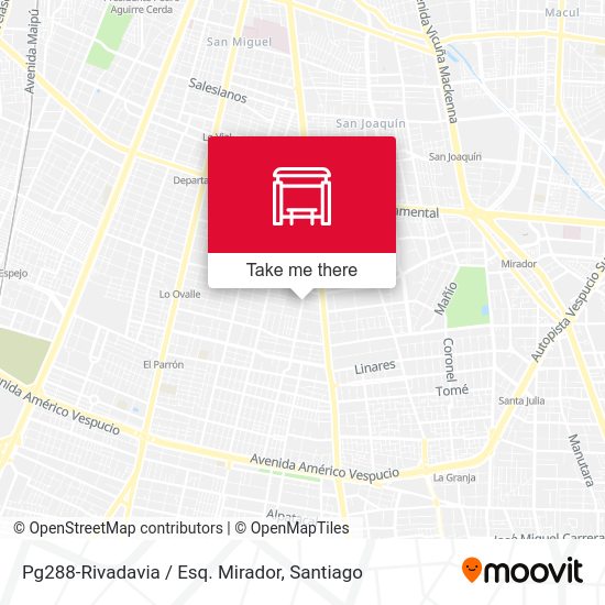 Pg288-Rivadavia / Esq. Mirador map