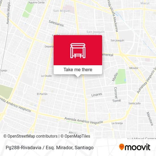 Pg288-Rivadavia / Esq. Mirador map