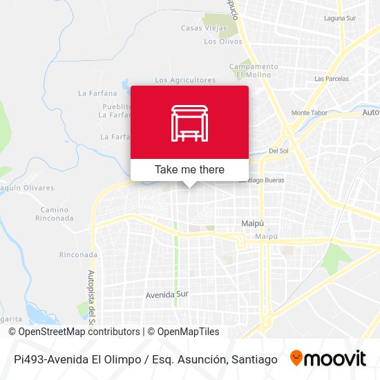 Pi493-Avenida El Olimpo / Esq. Asunción map