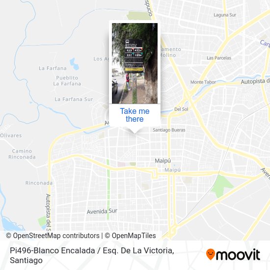 Pi496-Blanco Encalada / Esq. De La Victoria map