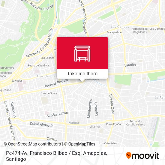 Mapa de Pc474-Av. Francisco Bilbao / Esq. Amapolas