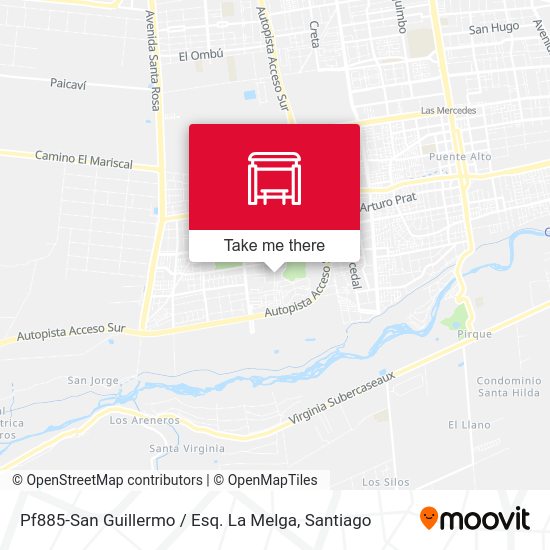 Mapa de Pf885-San Guillermo / Esq. La Melga