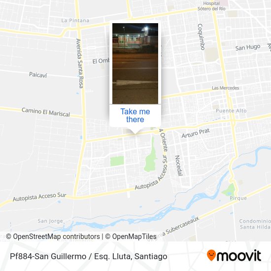Pf884-San Guillermo / Esq. Lluta map