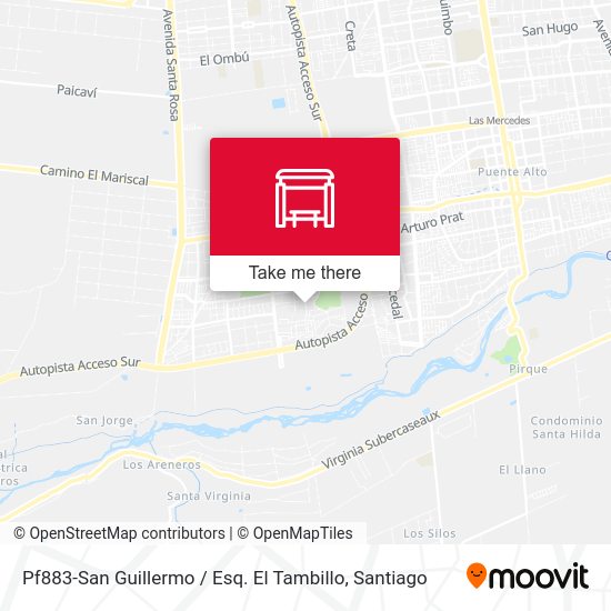Mapa de Pf883-San Guillermo / Esq. El Tambillo