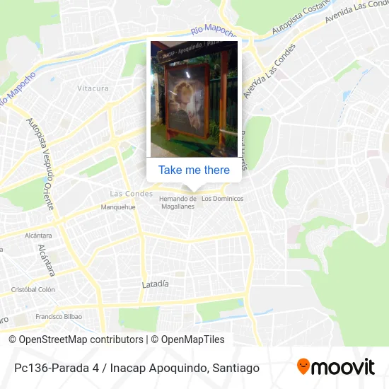 Pc136-Parada 4 / Inacap Apoquindo map