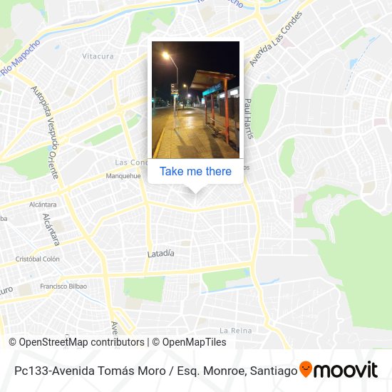 Pc133-Avenida Tomás Moro / Esq. Monroe map