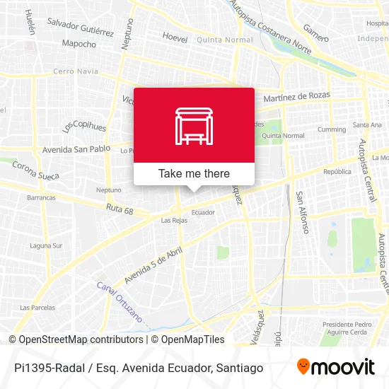 Pi1395-Radal / Esq. Avenida Ecuador map