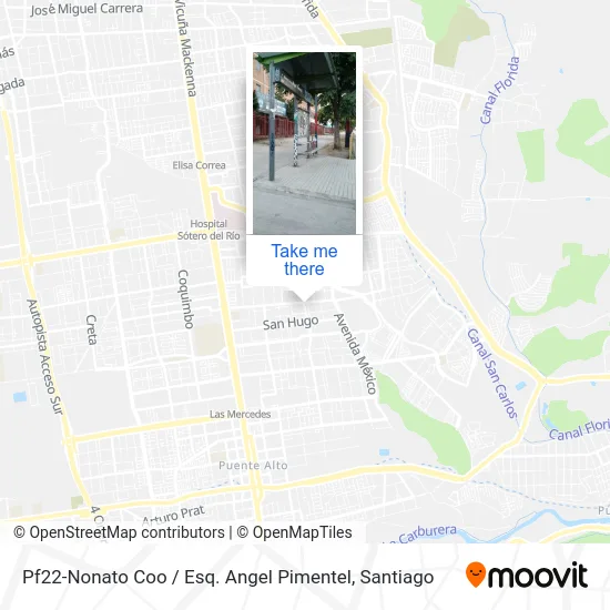 Pf22-Nonato Coo / Esq. Angel Pimentel map